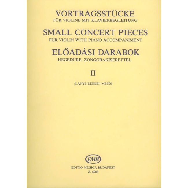 Lanyi & Lenkei - Small Concert Pieces 2