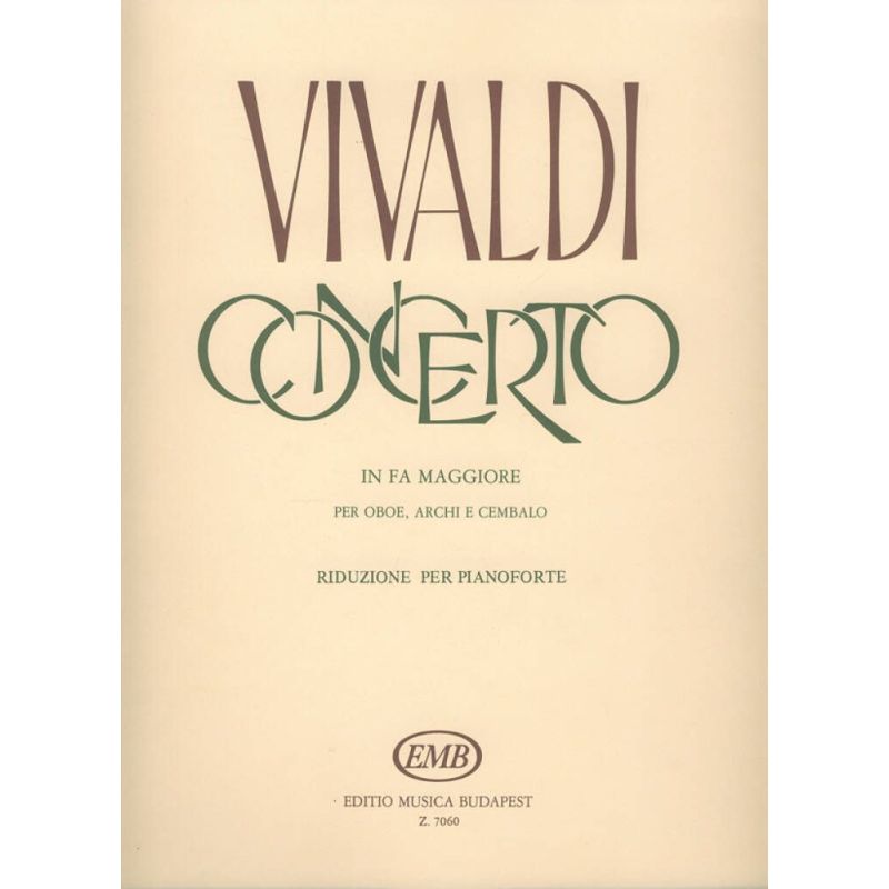 Vivaldi, Antonio - Concerto in fa maggiore