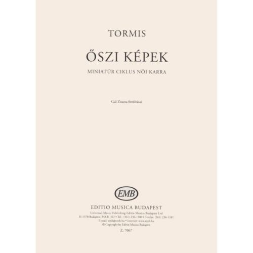 Tormis, Veljo - oszi kepek