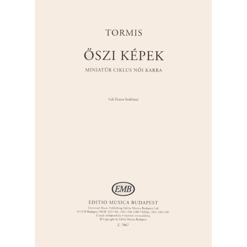 Tormis, Veljo - oszi kepek
