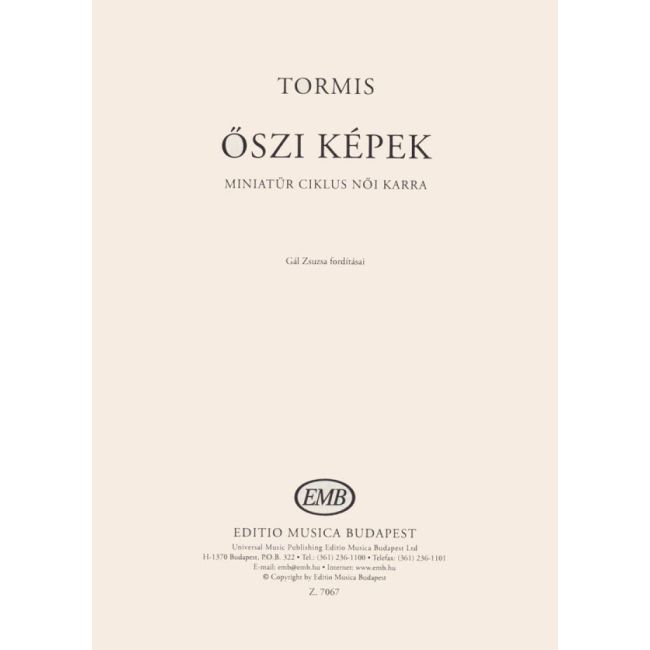 Tormis, Veljo - oszi kepek