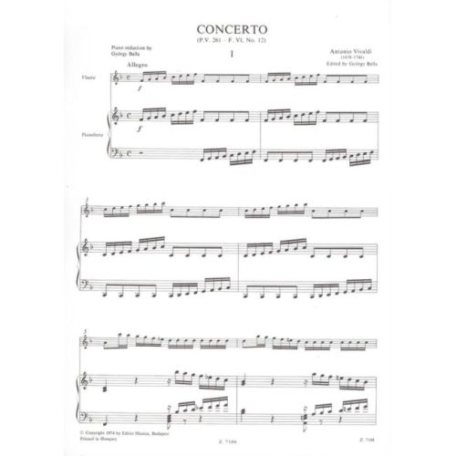 Vivaldi, Antonio - Concerto in fa maggiore "La tempesta di