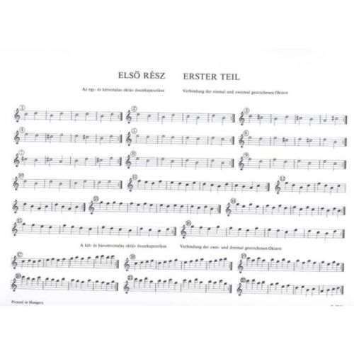 Laszlo, Csupor - Finger Exercises for flute