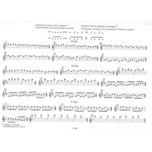 Laszlo, Csupor - Finger Exercises for flute