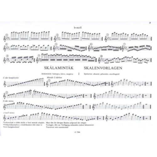 Laszlo, Csupor - Finger Exercises for flute