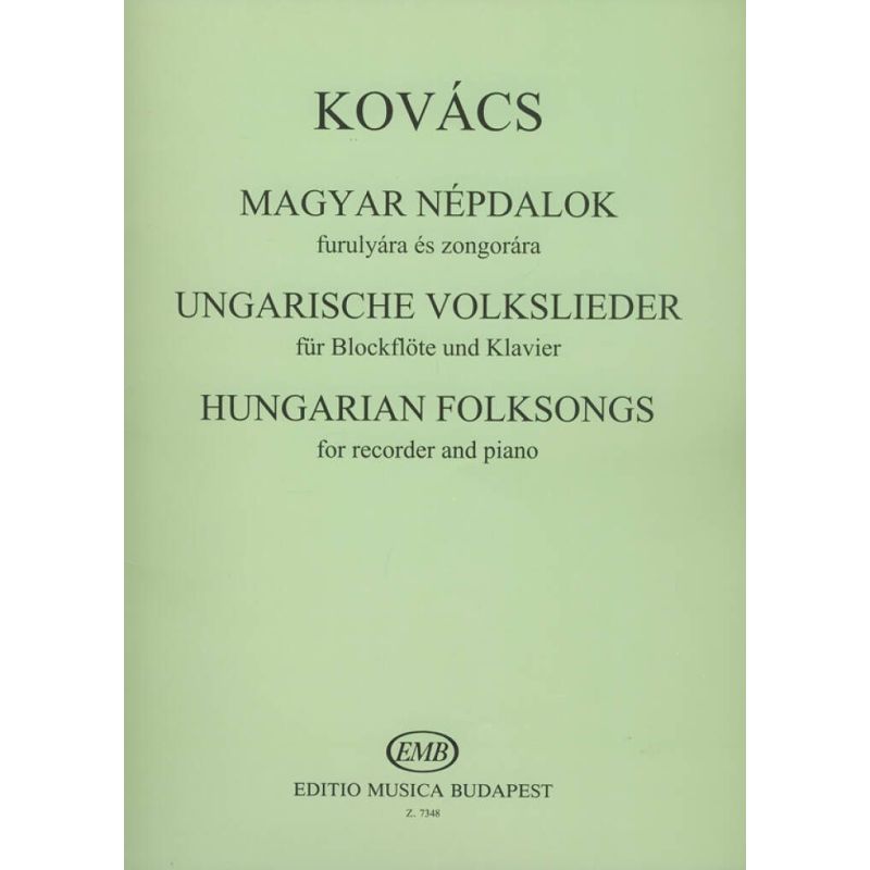 Kovács, Mátyás - Hungarian Folksongs