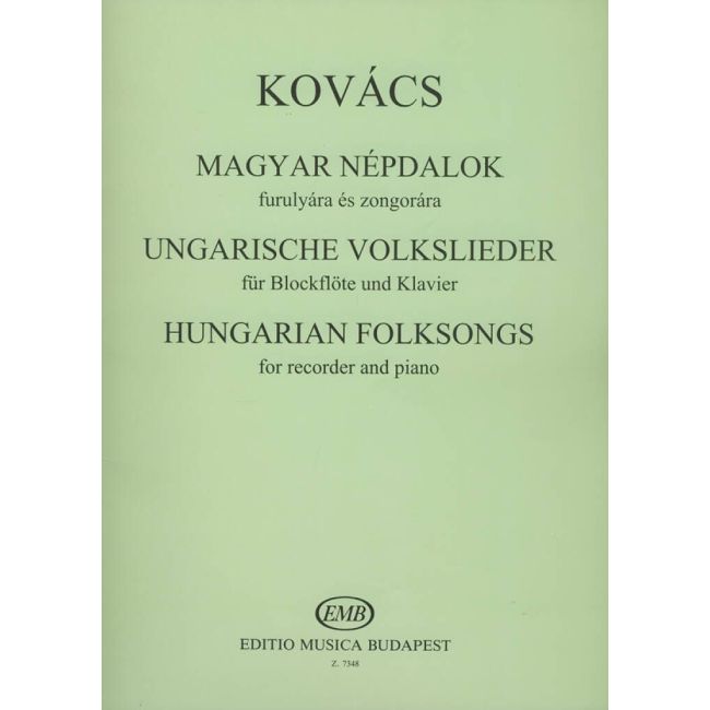 Kovács, Mátyás - Hungarian Folksongs