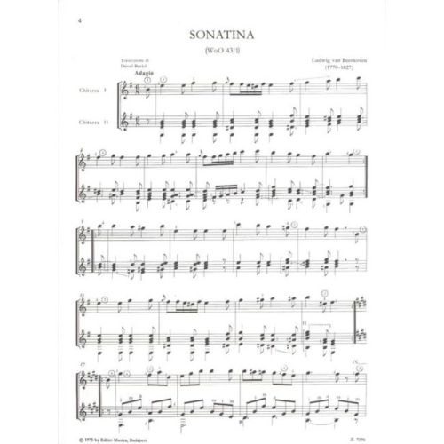 Beethoven, Ludwig van - Sonatina e adagio WoO 43