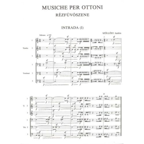 Szöllösy, András - Musiche per ottoni