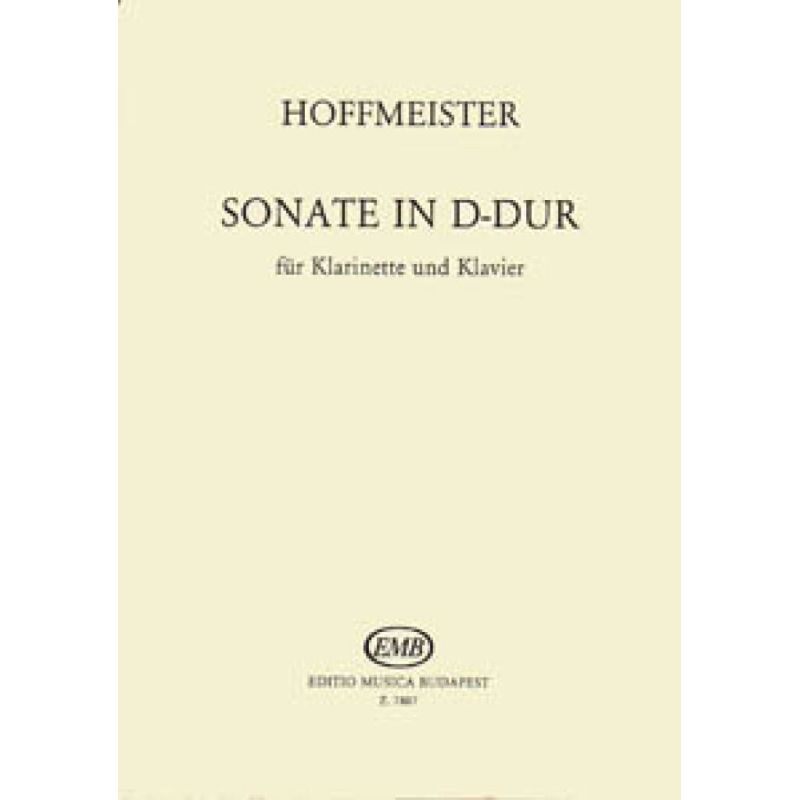 Hoffmeister, Franz Anton - Sonata in D major
