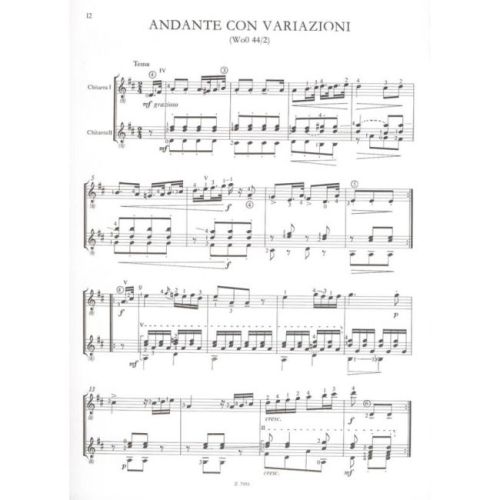 Beethoven, Ludwig van - Sonatina e variazioni