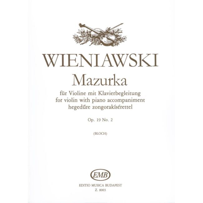 Wieniawski, Henryk - Mazurka No. 2