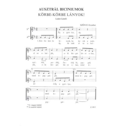 Szönyi, Erzsébet - Biciniums Vol.3