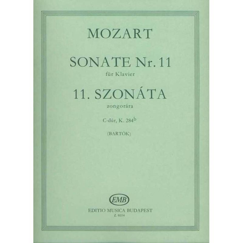 Mozart, Wolfgang Amadeus - Sonata No. 11 C major, K 284b