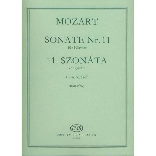 Mozart, Wolfgang Amadeus - Sonata No. 11 C major, K 284b