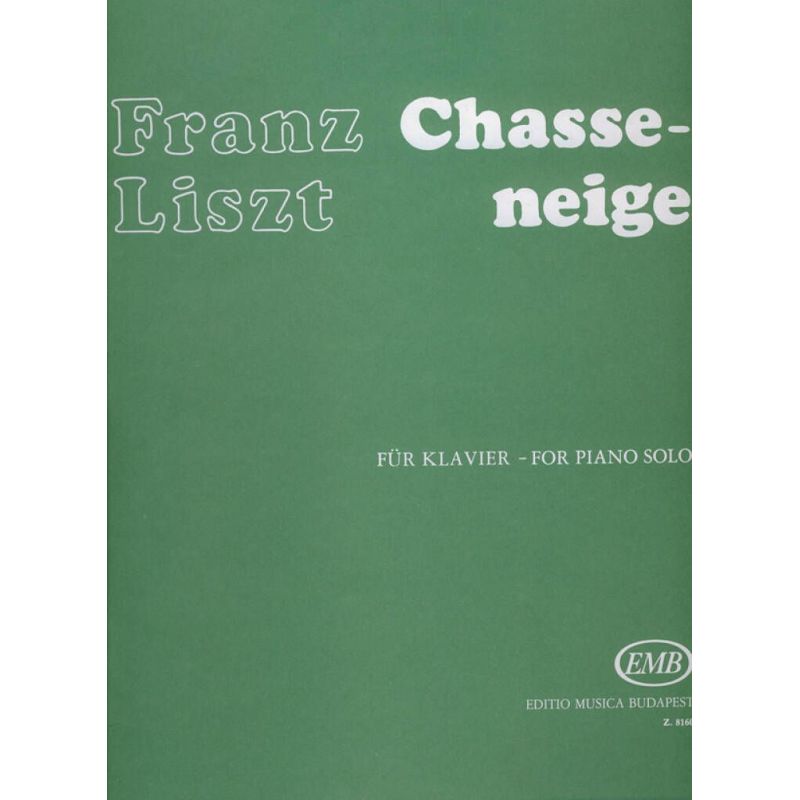 Liszt, Franz - Chasse-neige (piano)