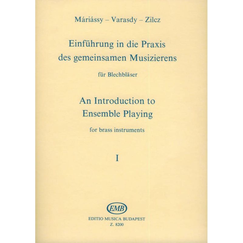 Zilcz & Mariassy - An Introduction to Ensemble Playing Vol.