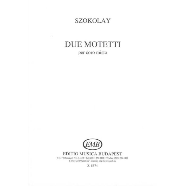 Szokolay, Sándor - Due motetti