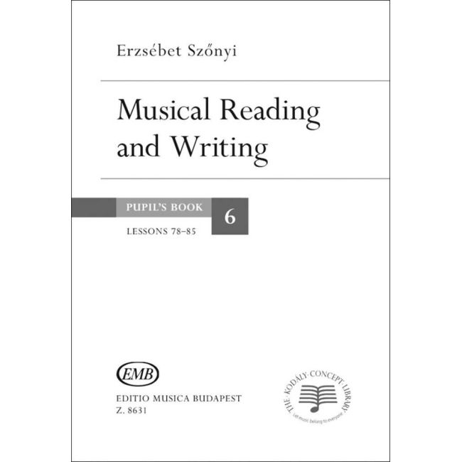 Szönyi, Erzsébet - Musical Reading and Writing Vol.6