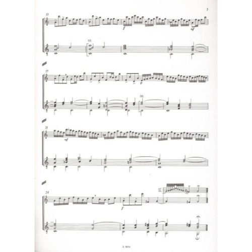 Bach, Johann Sebastian - Sonata in C major BWV 1033
