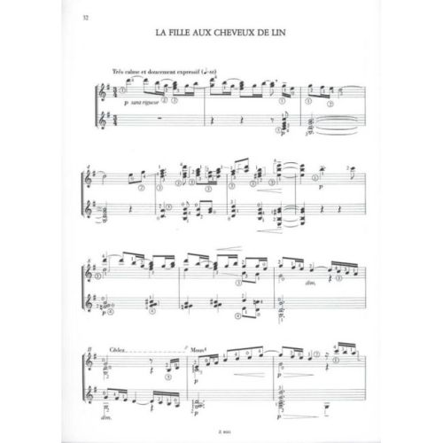 Debussy, Claude - Six Pieces