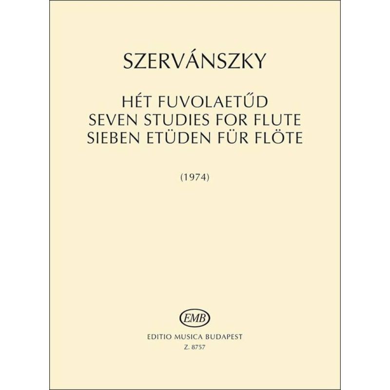 Szervánszky, Endre - Seven Studies for Flute