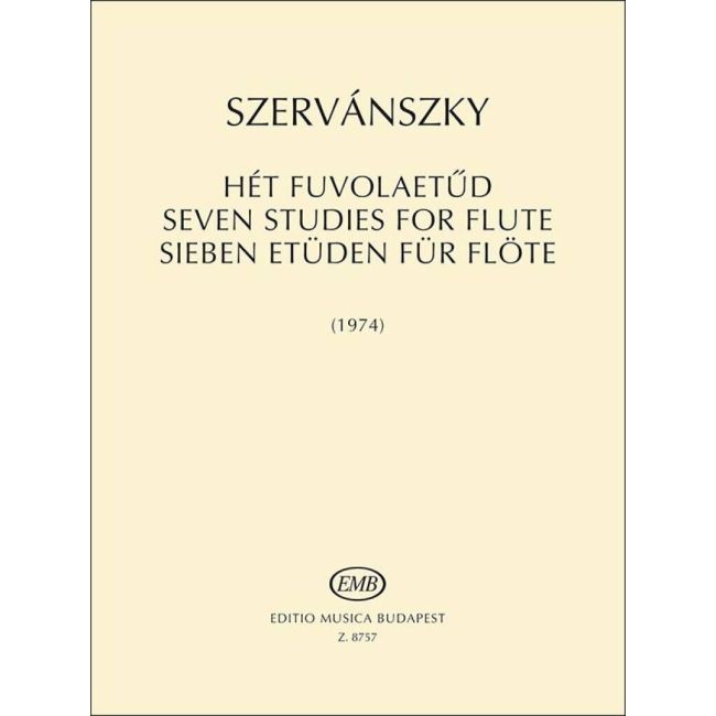 Szervánszky, Endre - Seven Studies for Flute