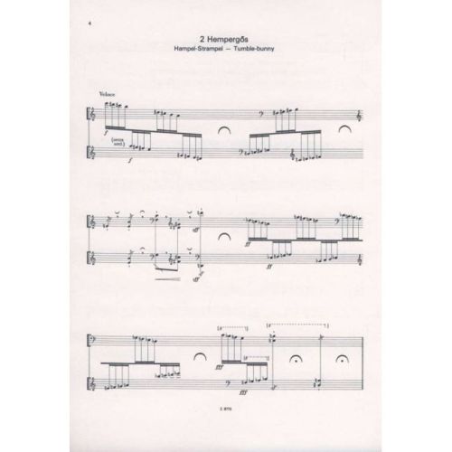 Kurtág, György - 13 Pieces for two cimbaloms