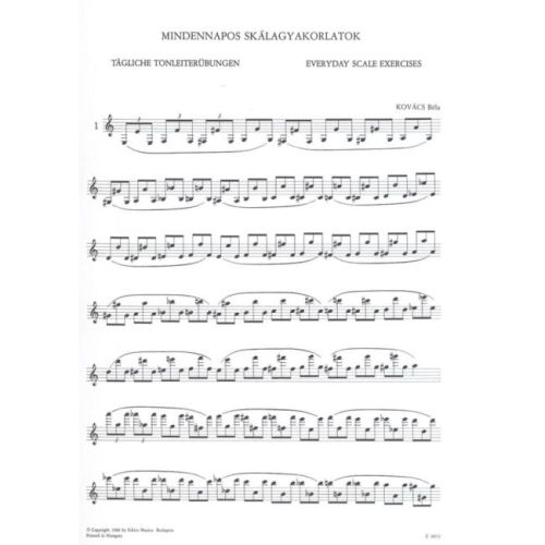 Kovács, Béla - Everyday Scale Exercises