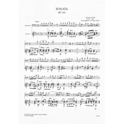 Vivaldi, Antonio - Sonata in mi minore