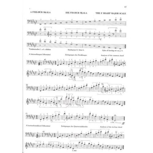 Montag, Lajos - Double Bass Tutor Vol.5