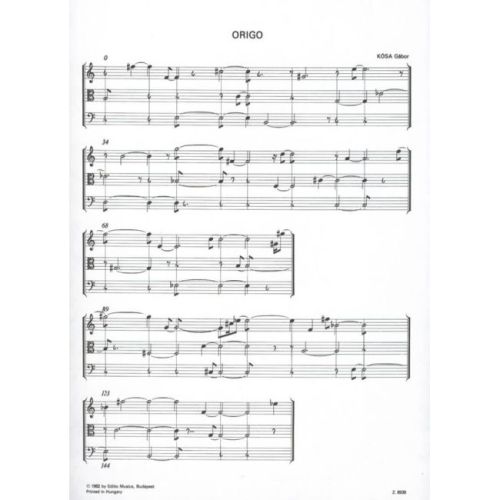 Kósa, Gábor - Origo