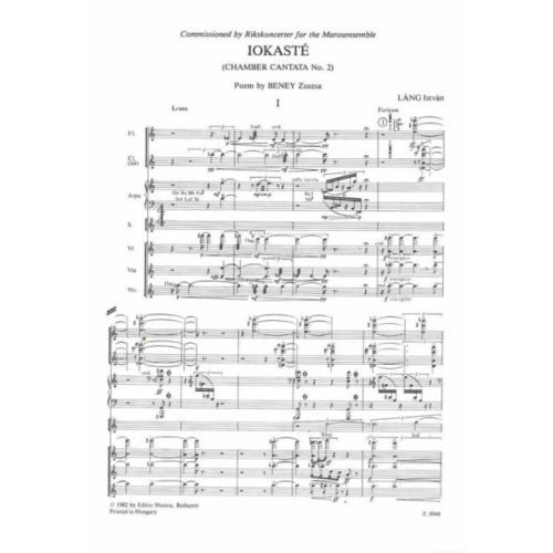 Láng, István - Iocaste