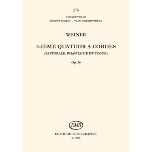 Weiner, Leó - String...