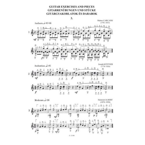 Szendrey-Karper, László - Guitar Exercises Vol.3