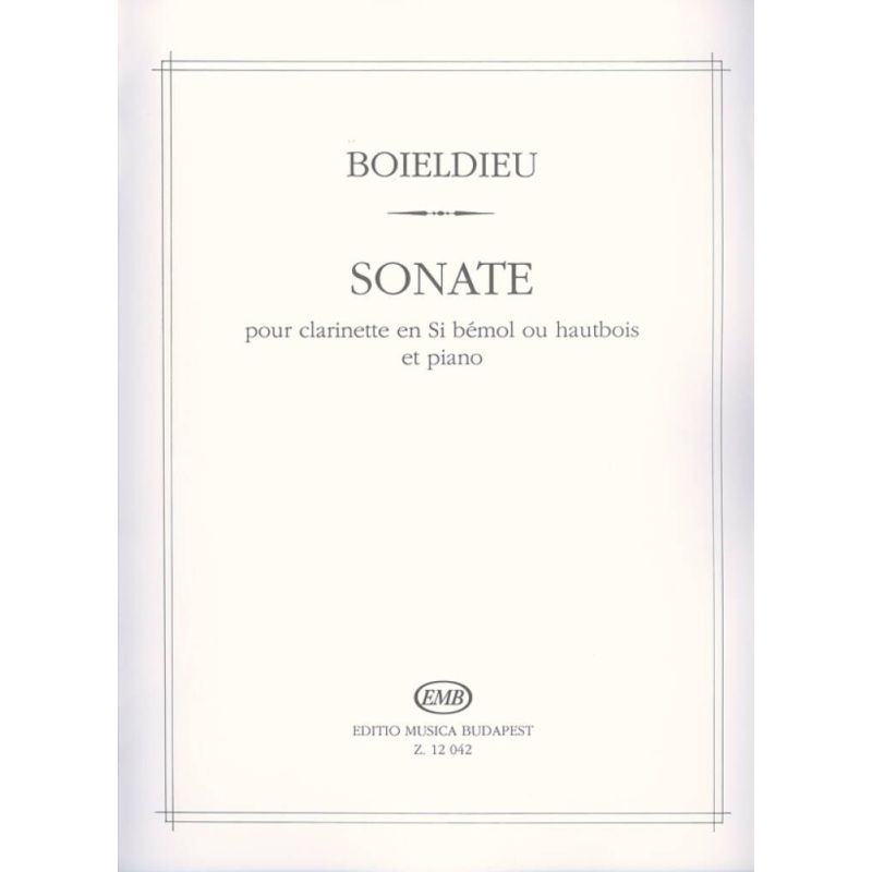 Boieldieu, François-Adrien - Sonata per clarinetto e pianoforte