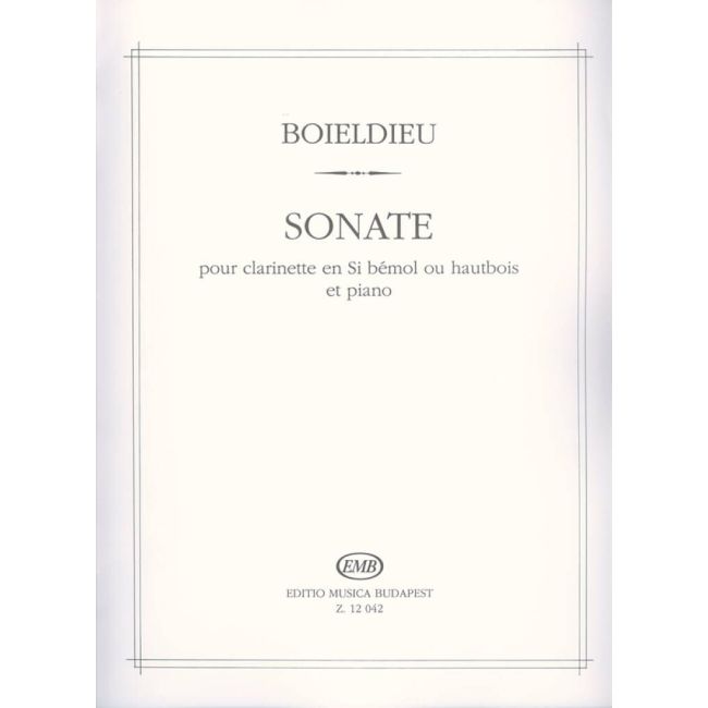 Boieldieu, François-Adrien - Sonata per clarinetto e pianoforte