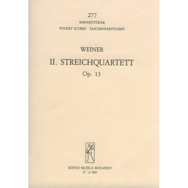 Weiner, Leó - String Quartet No. 2