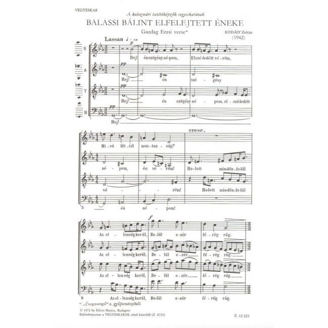 The Forgotten Song of Balassi