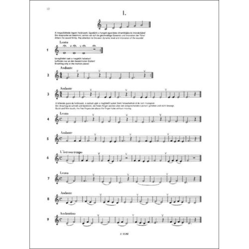 Kovács, Béla - I Learn to Play the Clarinet Vol.1