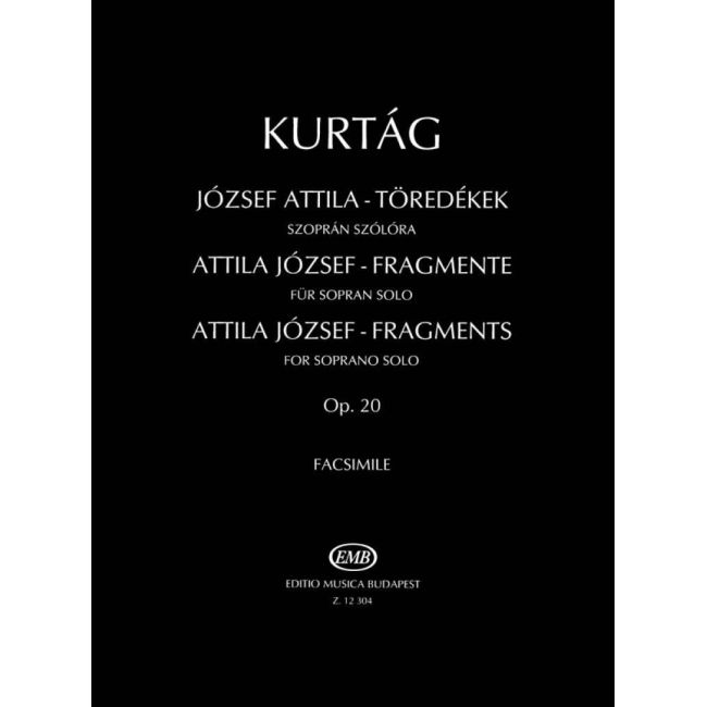 Kurtág, György - Attila Jozsef Fragments
