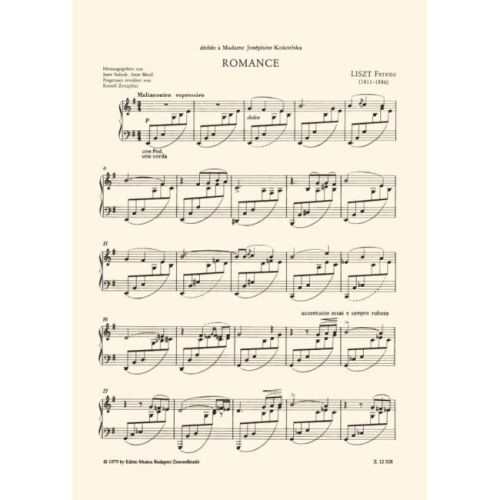 Liszt, Franz - Romance (piano)
