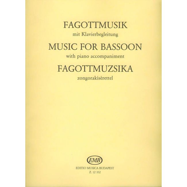 Music for Bassoon (Bassoon and piano)