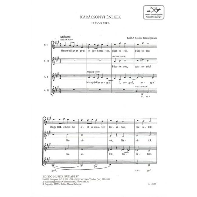 Kósa, Gábor - Karacsonyi enekek