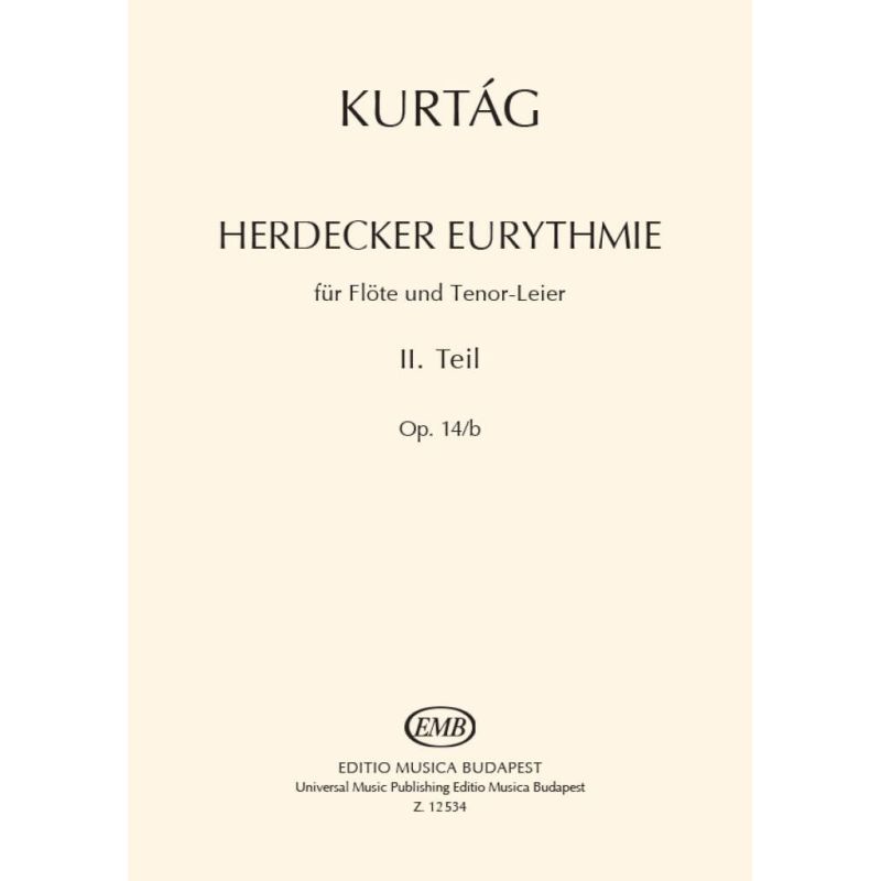 Kurtág, György - Herdecker Eurythmie op. 14b Vol.2