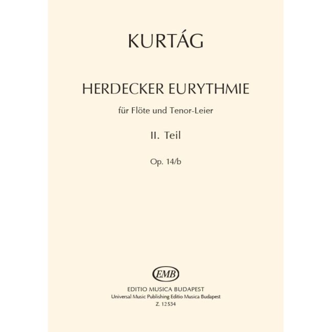 Kurtág, György - Herdecker Eurythmie op. 14b Vol.2