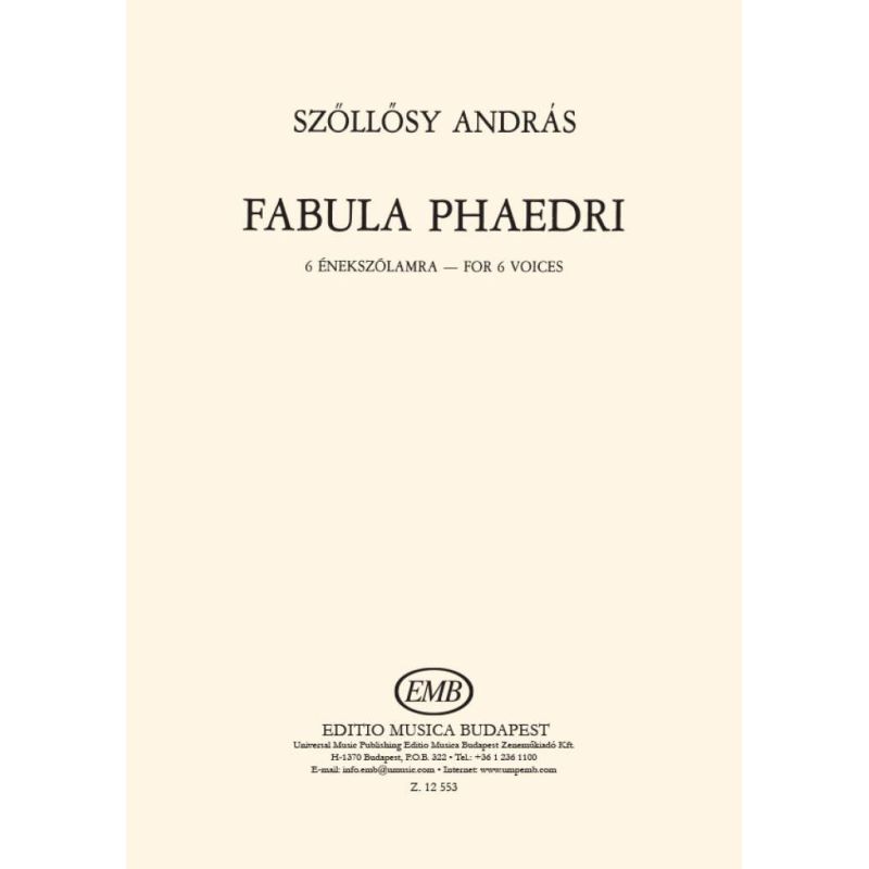 Szöllösy, András - Fabula Phaedri