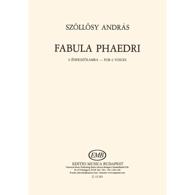 Szöllösy, András - Fabula Phaedri