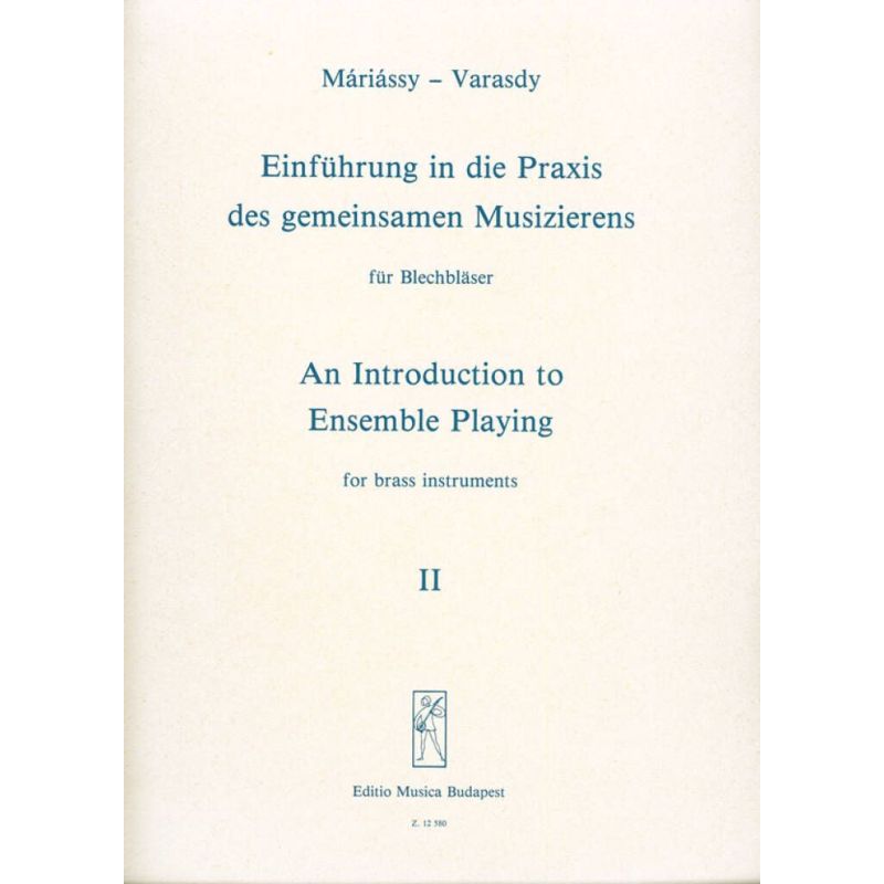 Zilcz & Mariassy - An Introduction to Ensemble Playing Vol.
