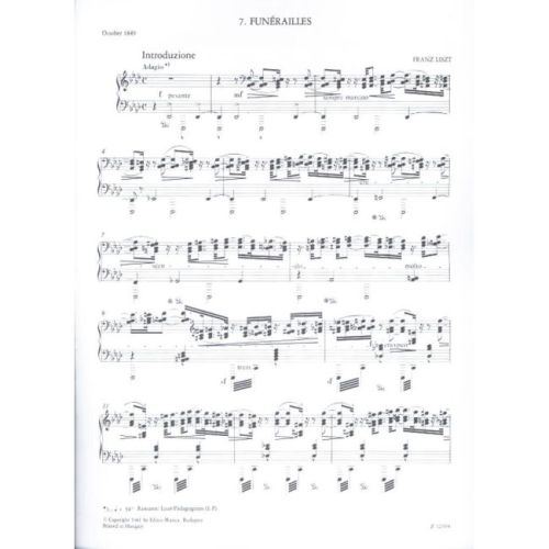 Liszt, Franz - Funerailles